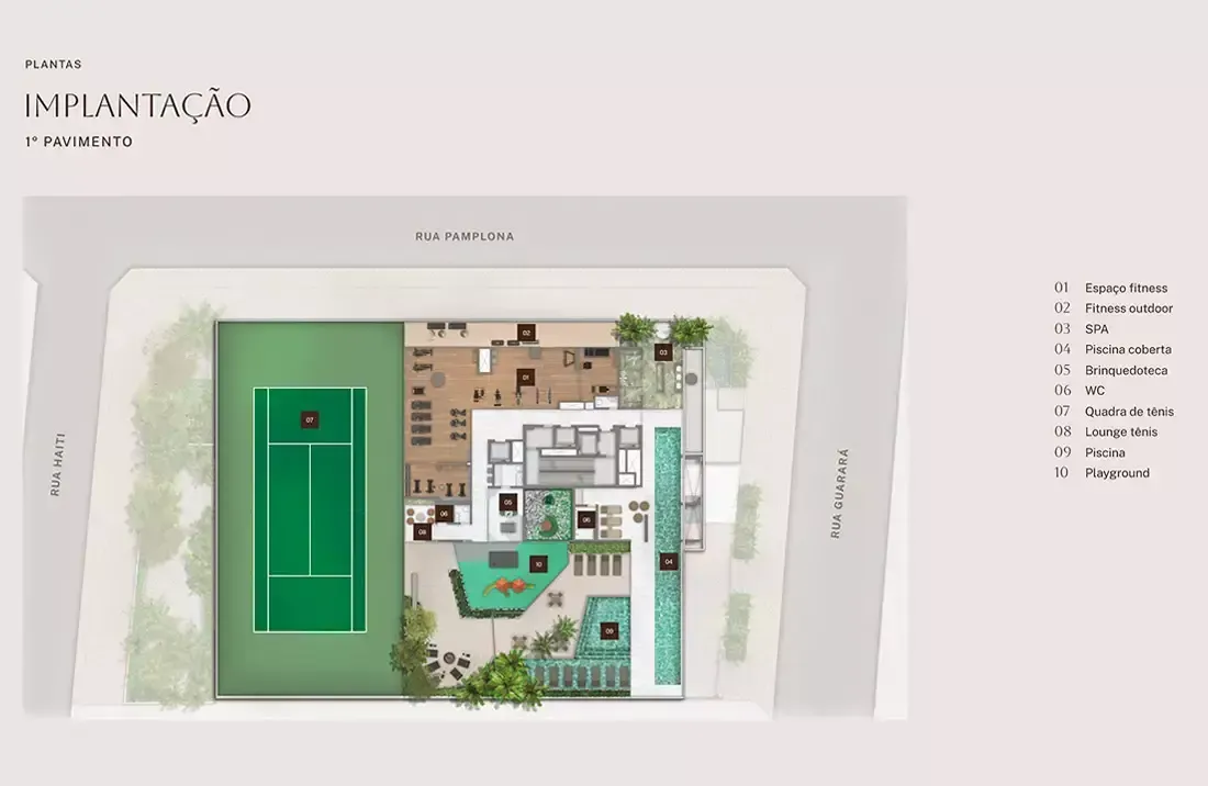 Autór jardins construtora benx construção 188 metros 03 suít