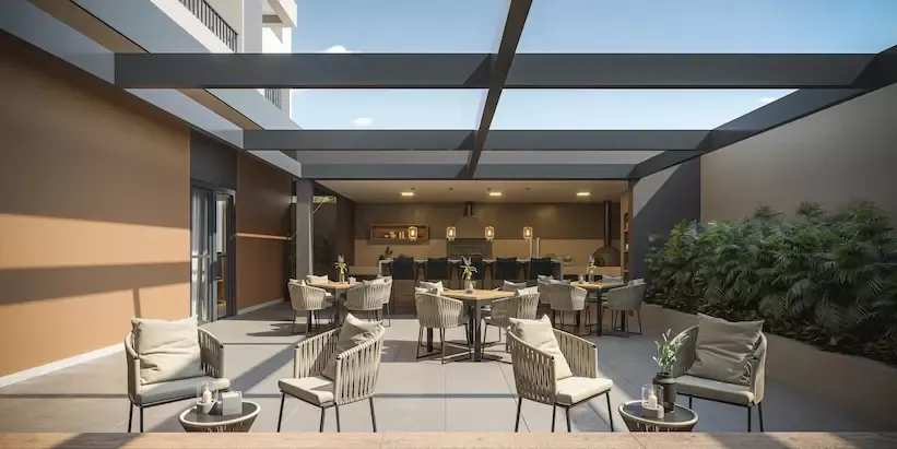 Viccino construtora tarjab construção 60 metros 02 dormitóri