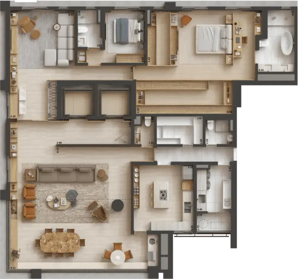Sofia campo belo construtora nortis lançamento 270 metros 03