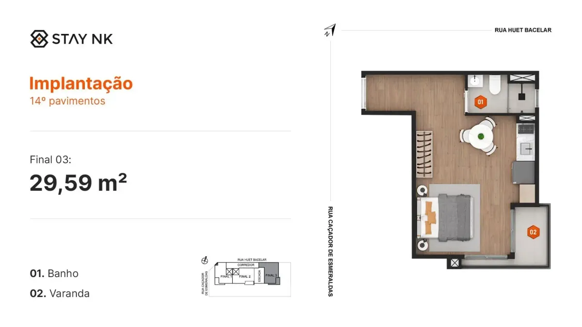 Stay nk construtora capital concreto construção 30 metros st