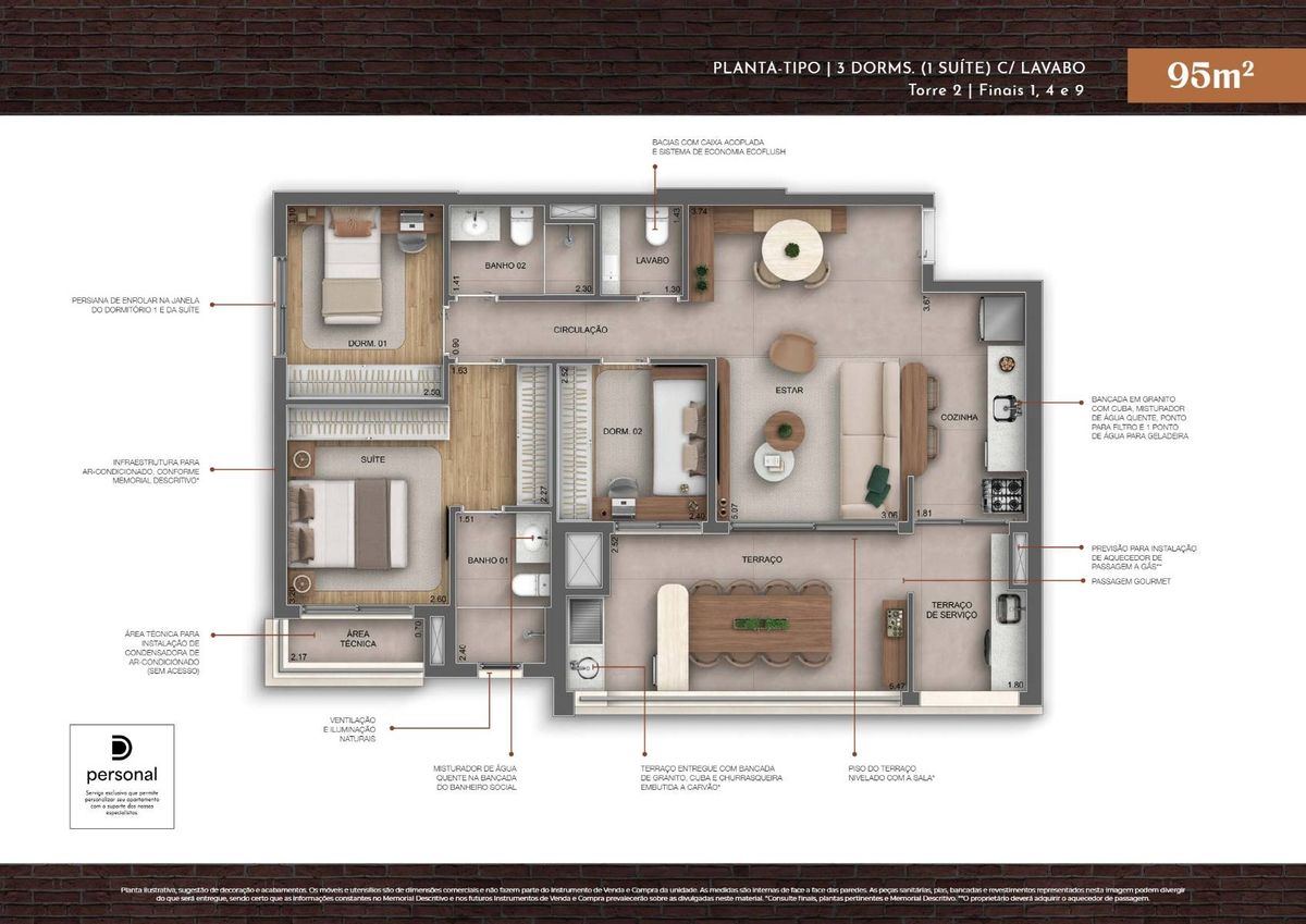 Landmark santa cruz by diálogo residences construção 53 metr