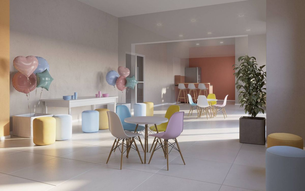 Solarium home club construtora danpris construção 34 metros 