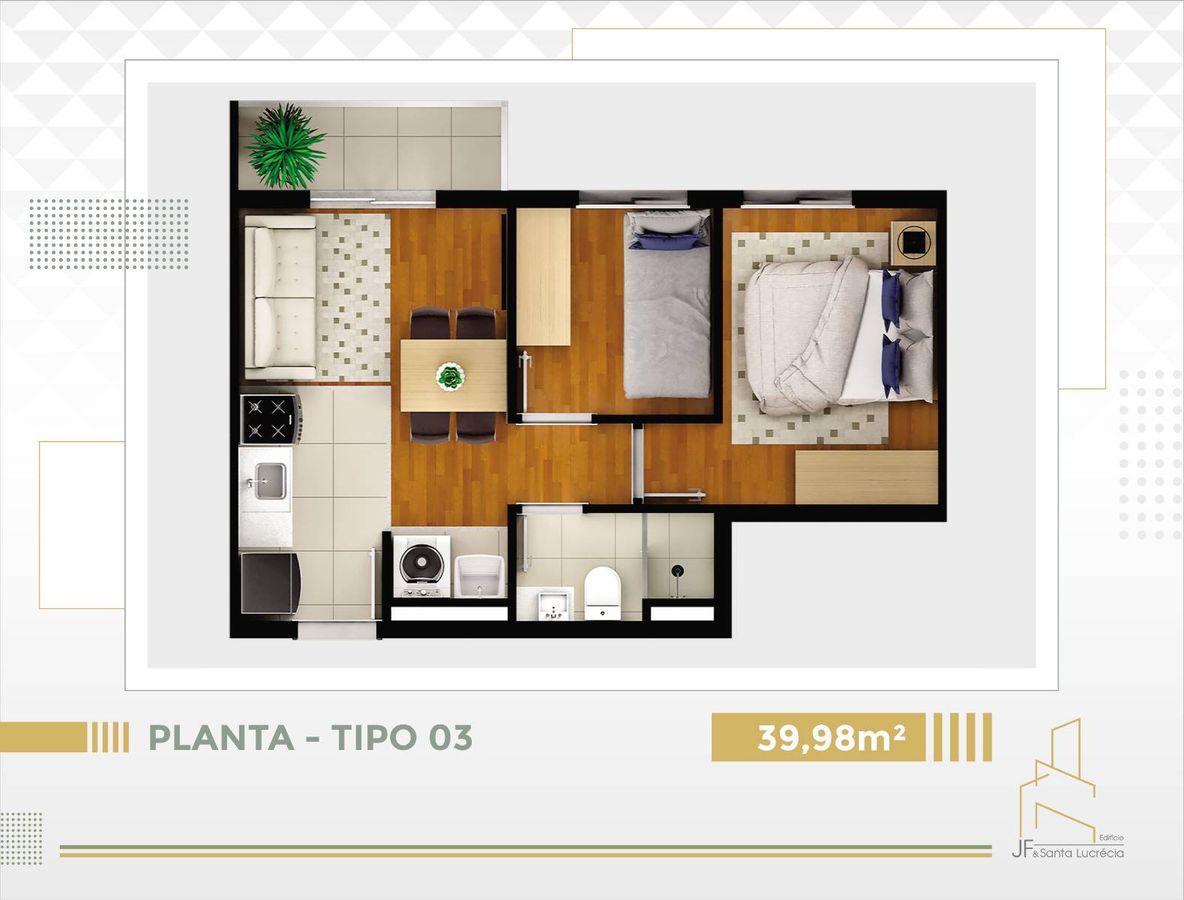 Jf & santa lucrécia construtora jfilho pronto 40 metros 02 d