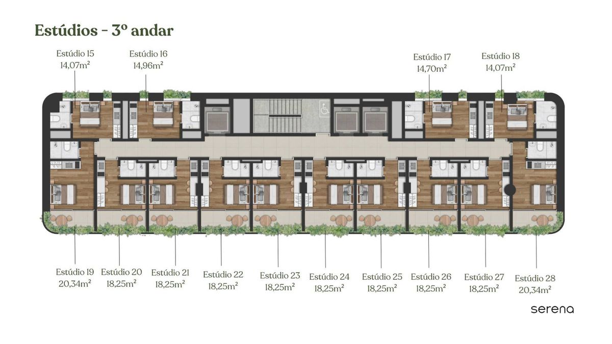 Serena studios construtora liv inc construção 14 metros stud