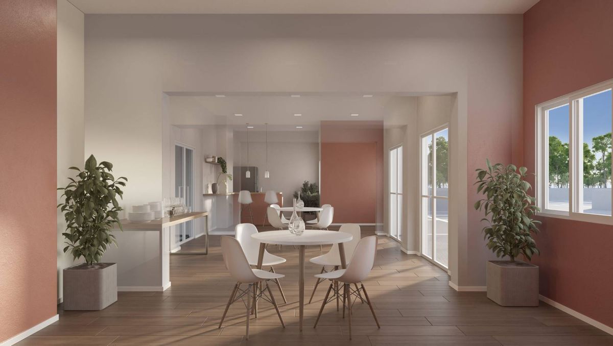 Solarium home club construtora danpris construção 34 metros 