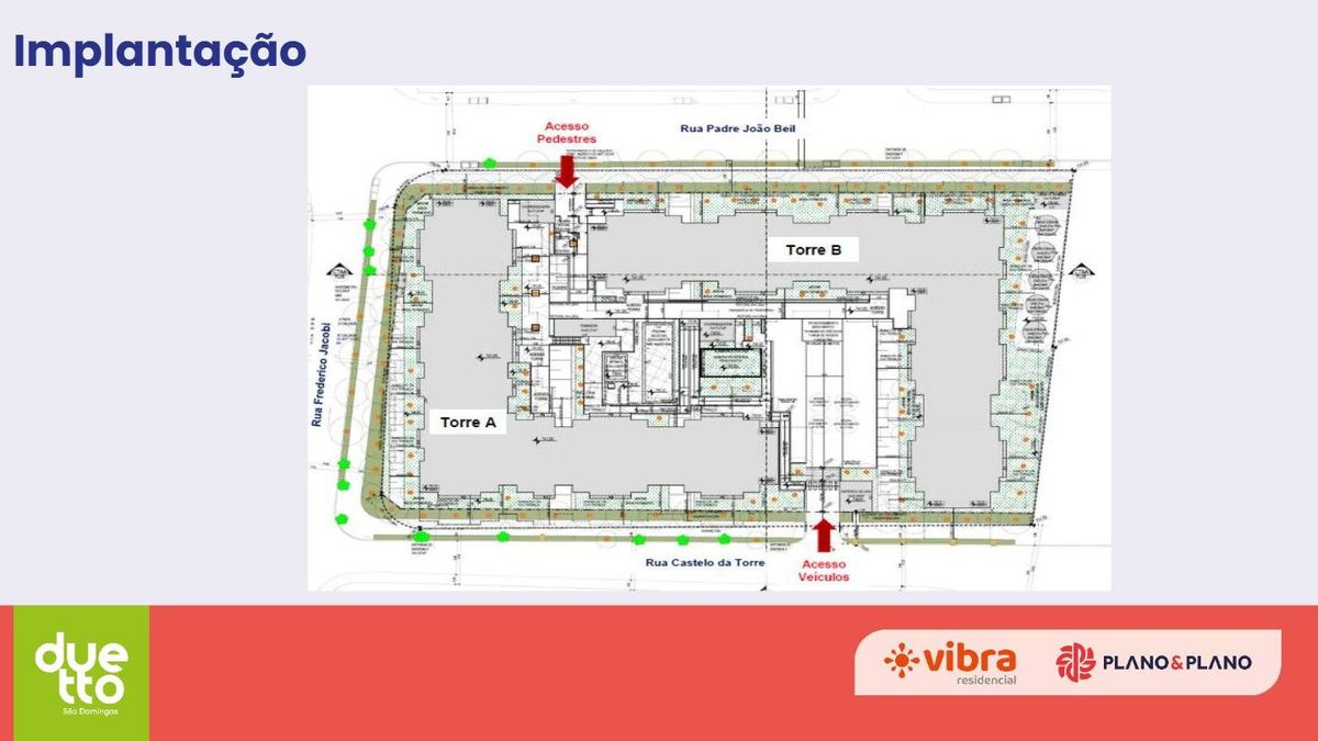 Residencial duetto são domingos laçamento 35 metros 02 dormi
