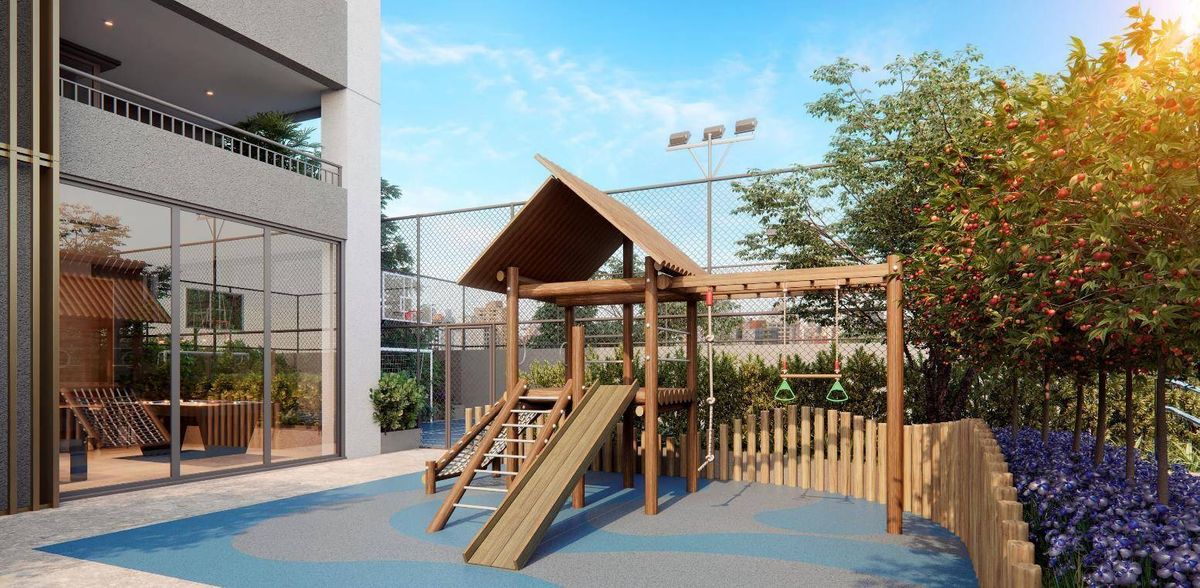 Praça kant chácara klabin construtora di francesco construçã