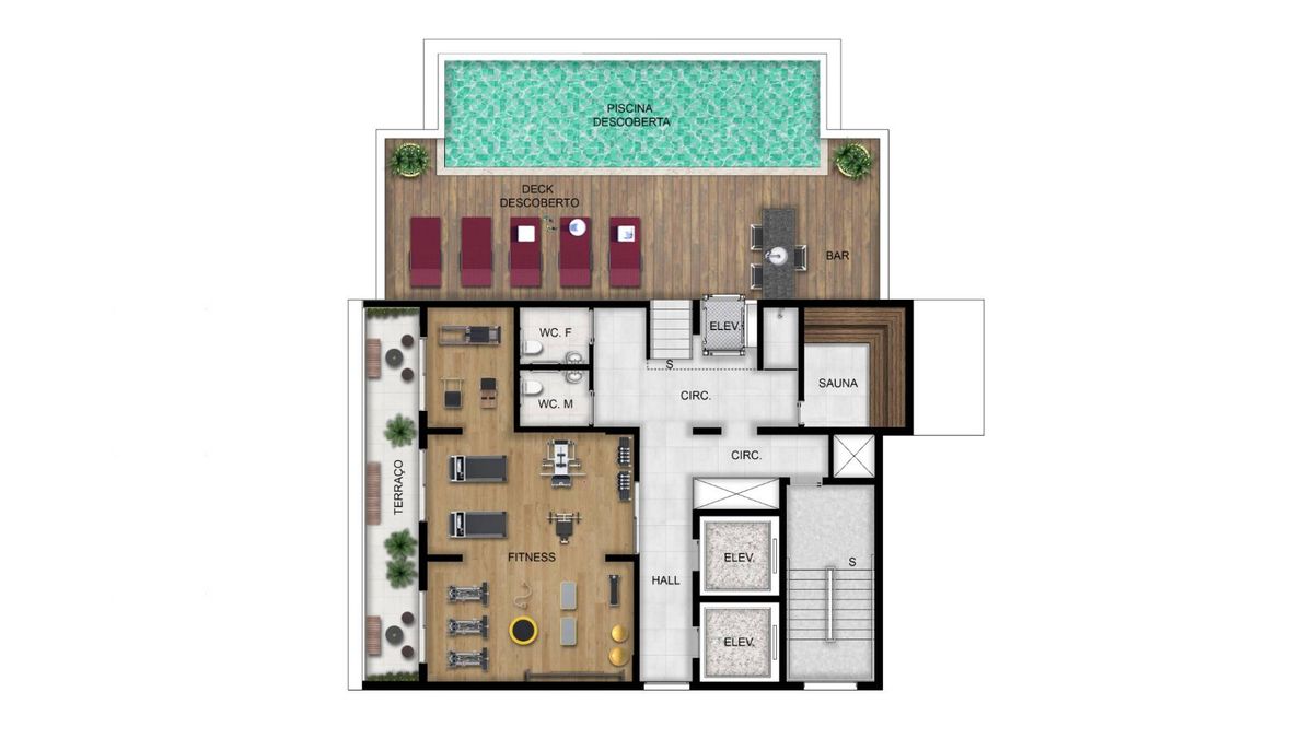 Art.julia construtora c2j pronto 28 metros studios com varan