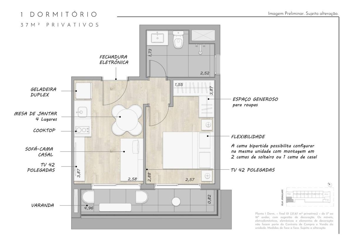 Stay moema by helbor construtora helbor construção 35 metros