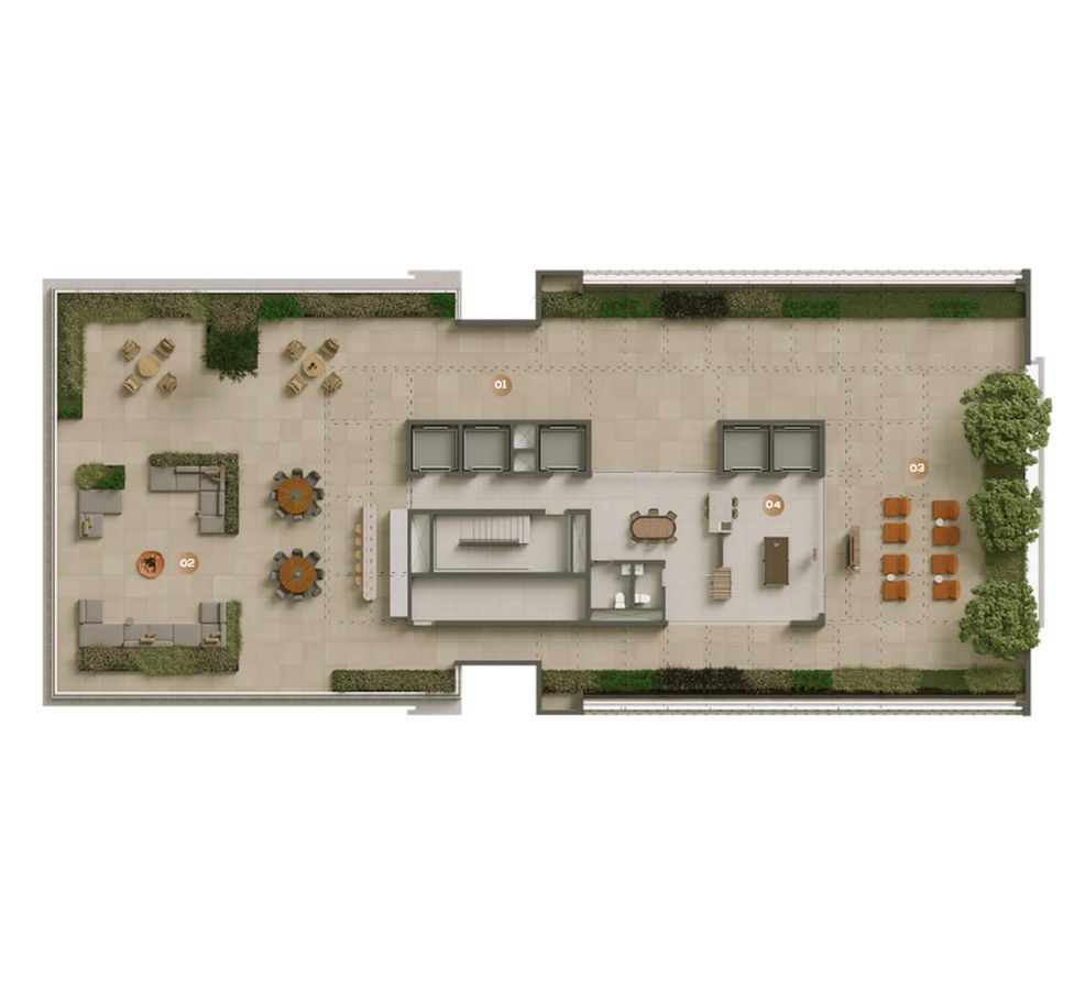 Alameda 45 construtora sdi construção 94 metros 02 suítes la