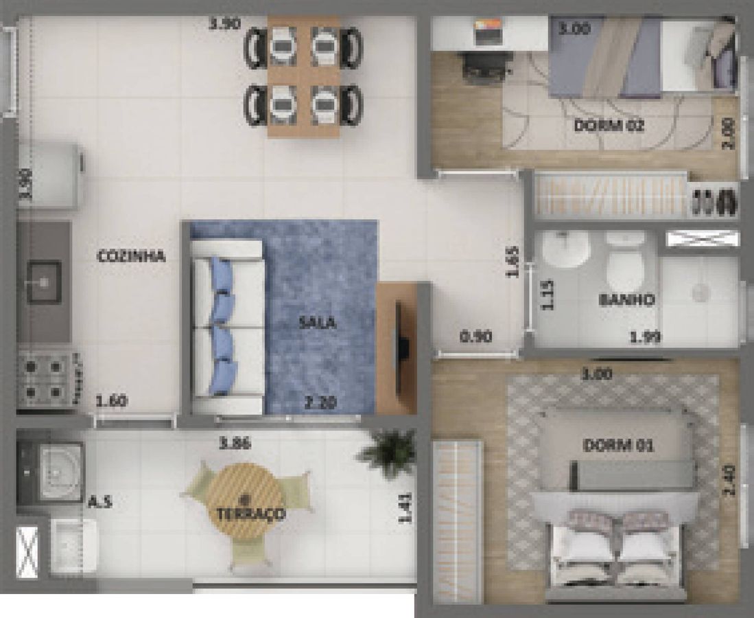 Cidade lapa santa marina construtora cury construção 42 metr