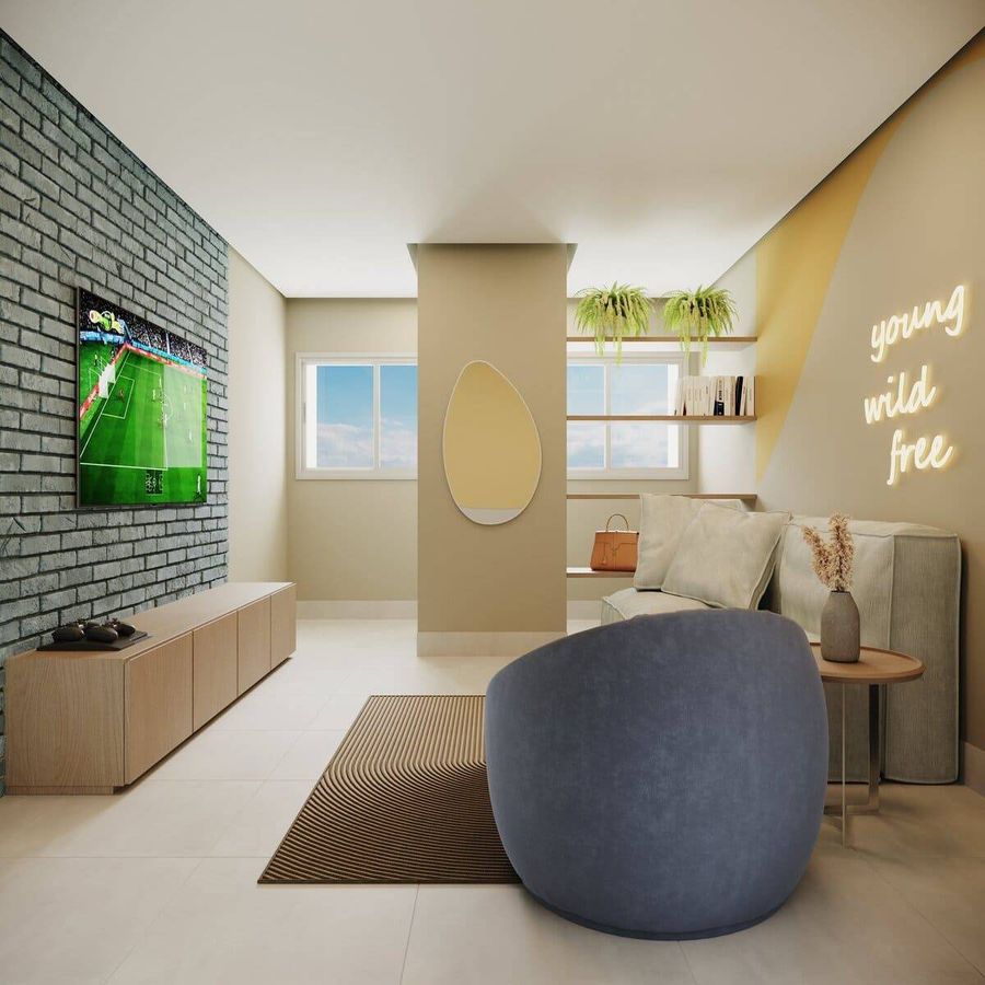 Infinity home club construtora dubai pronto 50 metros 02 dor
