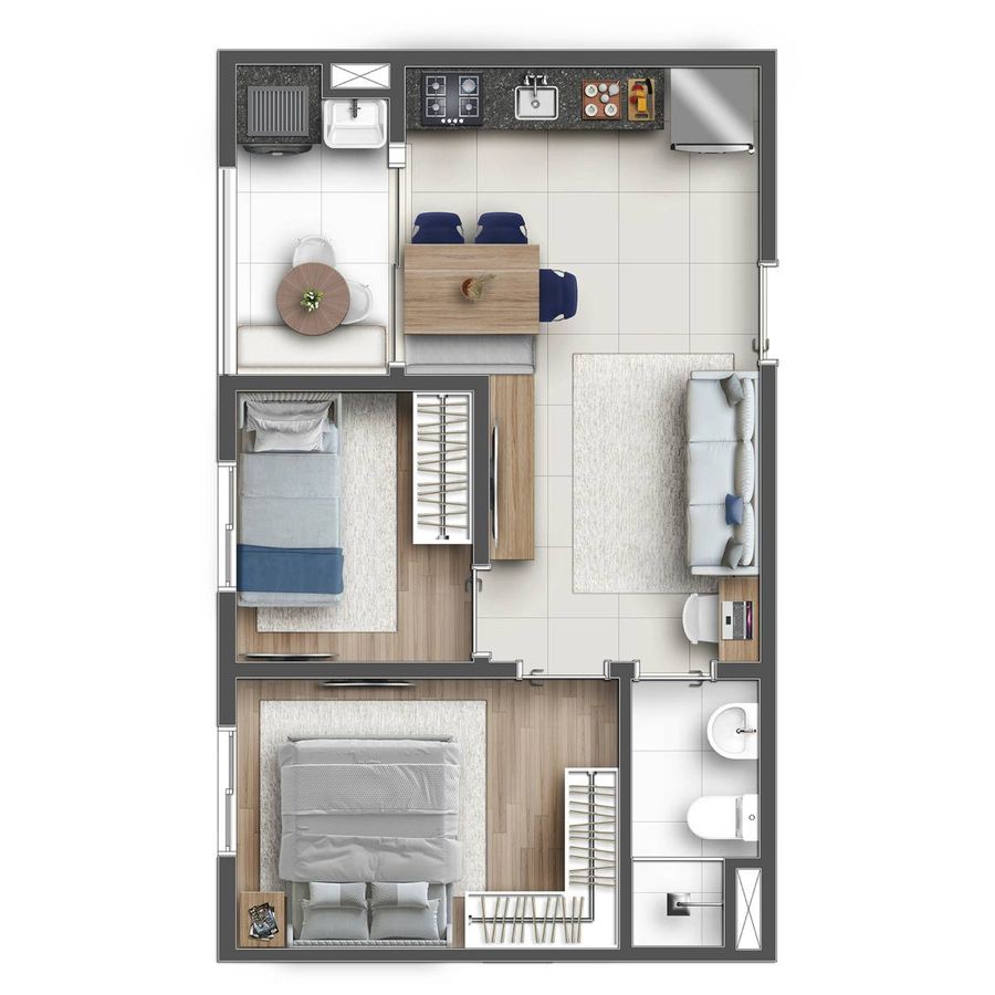 Hug vitality dom bosco graal engenharia construção 39 metros