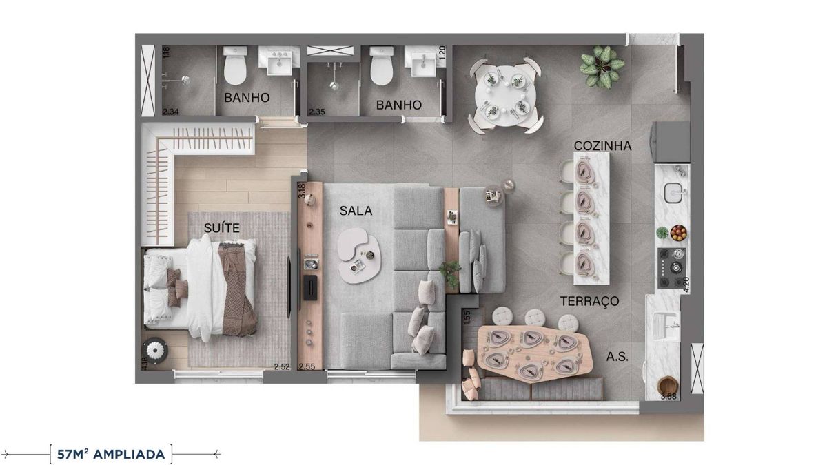 Royal barueri construtora cna spitaletti construção 57 metro