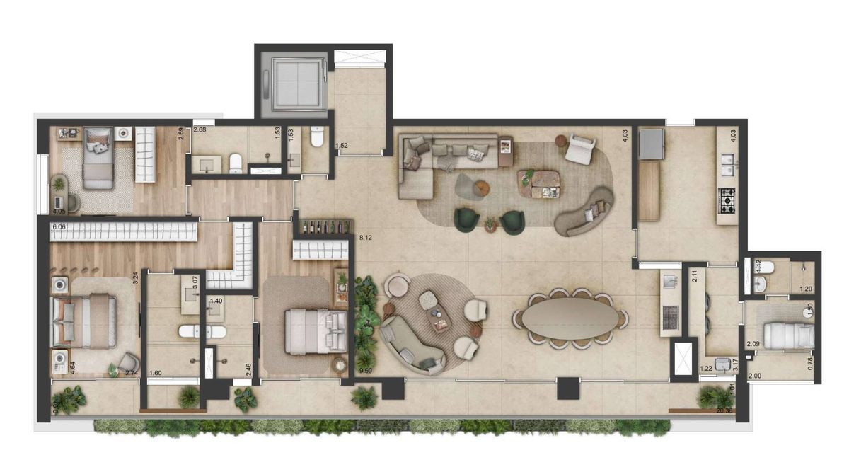Altitude jardins por artefacto construtora rem 205 metros 03