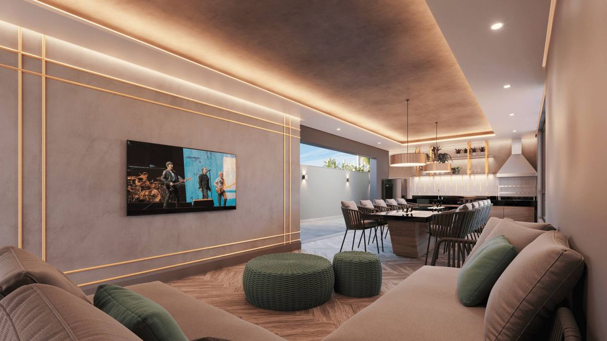 Living hereditá construtora living pronto 125 metros 04 dorm