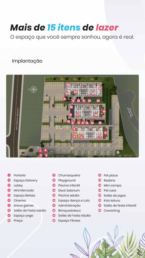 Solarium home club construtora danpris construção 34 metros 