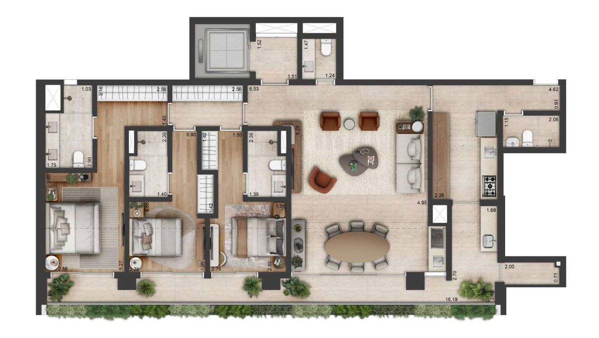 Altitude jardins por artefacto construtora rem 155 metros 03