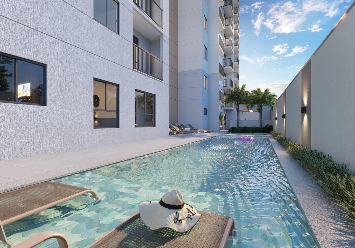 Ipanema 212 construtora pazza construção 36 metros 02 dormit
