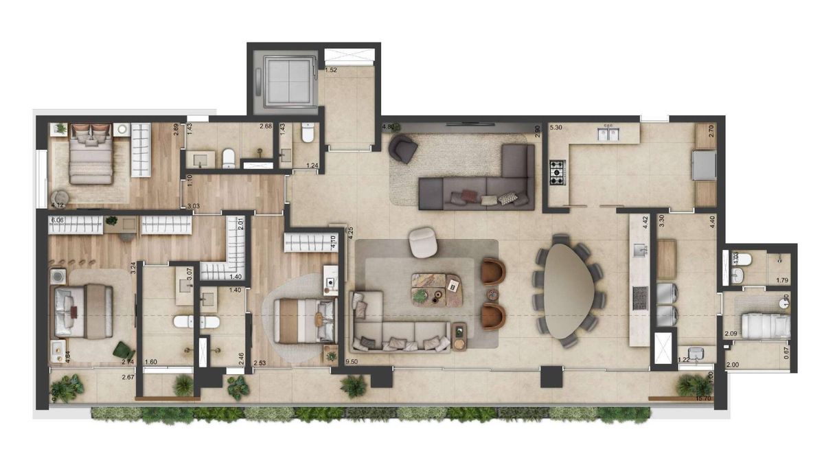 Altitude jardins por artefacto construtora rem 205 metros 03