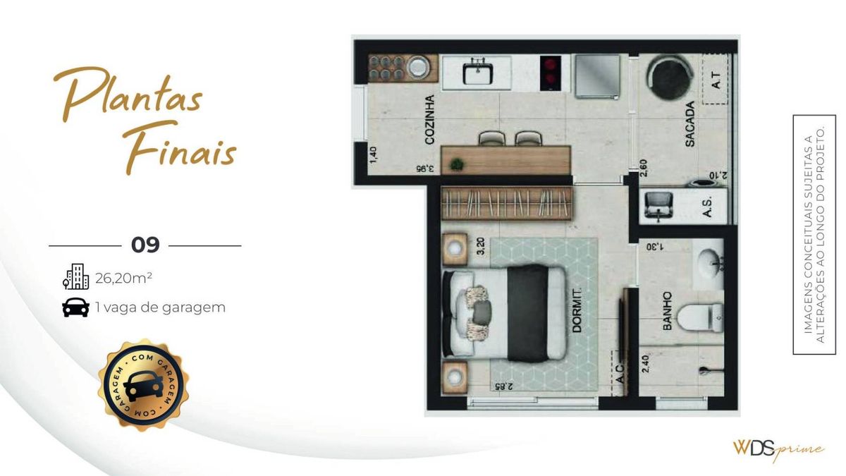 W stay lincoln construtora wds lançamento 26 metros studios 