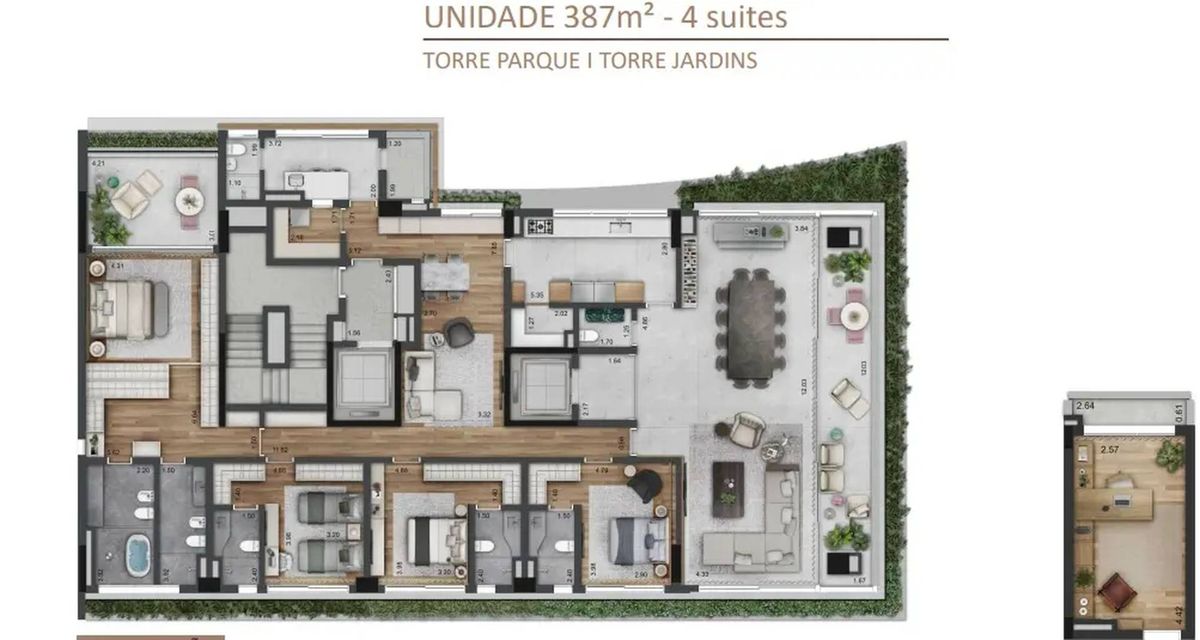 Quaddra lorena construtora yuny construção 387 metros 04 suí