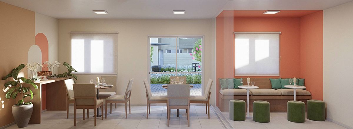 Raíz home clube construtora direcional construção 34 metros 