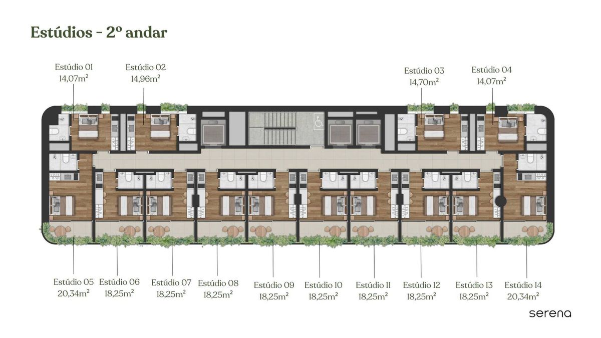 Serena studios construtora liv inc construção 18 metros stud