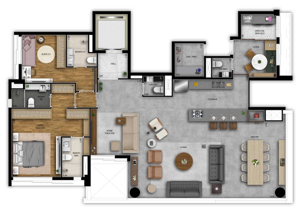 L klabin construtora paes & gregori pronto para morar 154 me