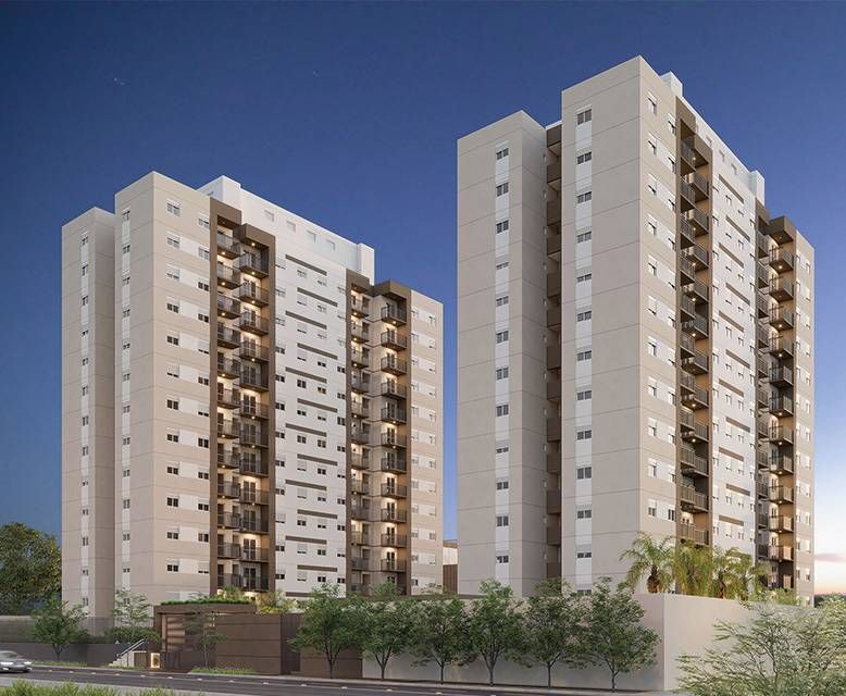 Unni harmoni by plano e plano construção 60 metros 03 dormit