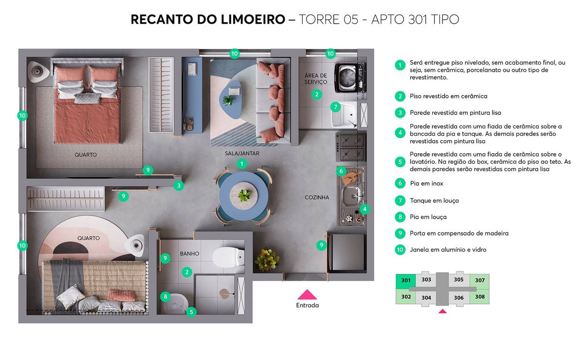 Recanto do limoeiro construtora mrv construção 34 metros 02 