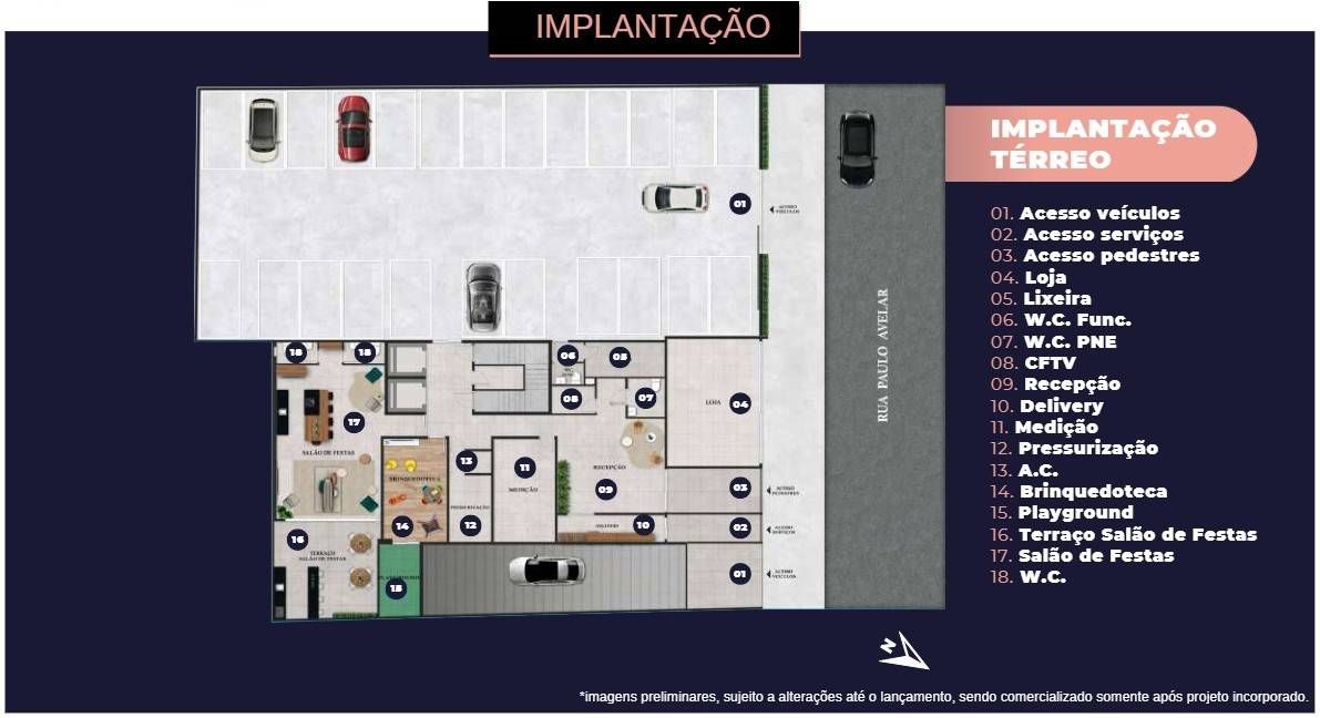 Smile view construtora laimo lançamento 50 metros 02 dormitó