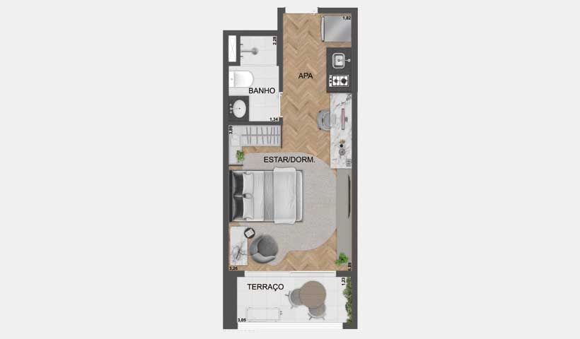 Sp 360º smart living construtora eztec construção 29 metros 