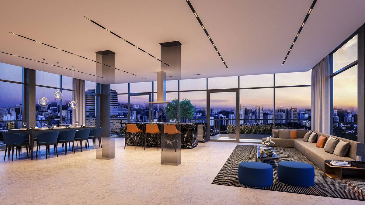 Sky pinheiros aam incorporadora pronto 29 metros studio com 