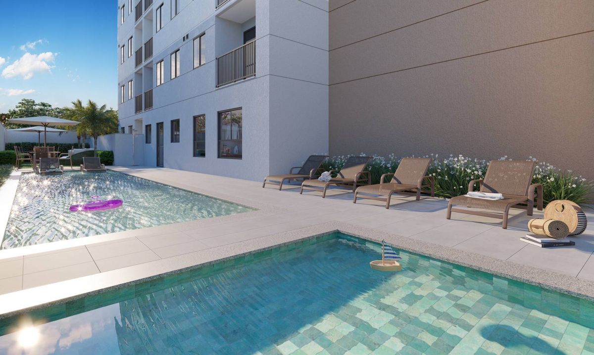 Ipanema 212 construtora pazza construção 36 metros 02 dormit