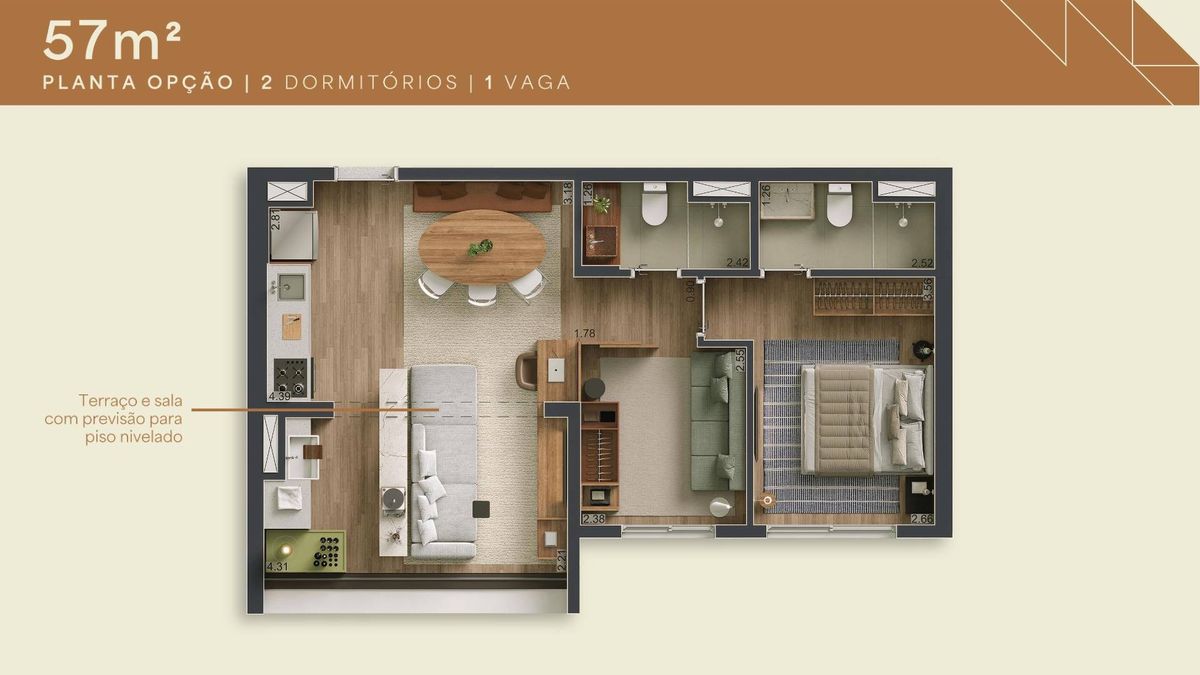 Ibiti alto da boa vista construtora fibra lançamento 85 metr