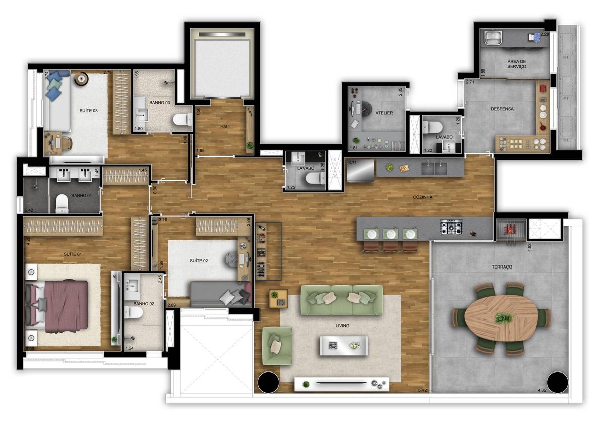 L klabin construtora paes & gregori pronto para morar 154 me