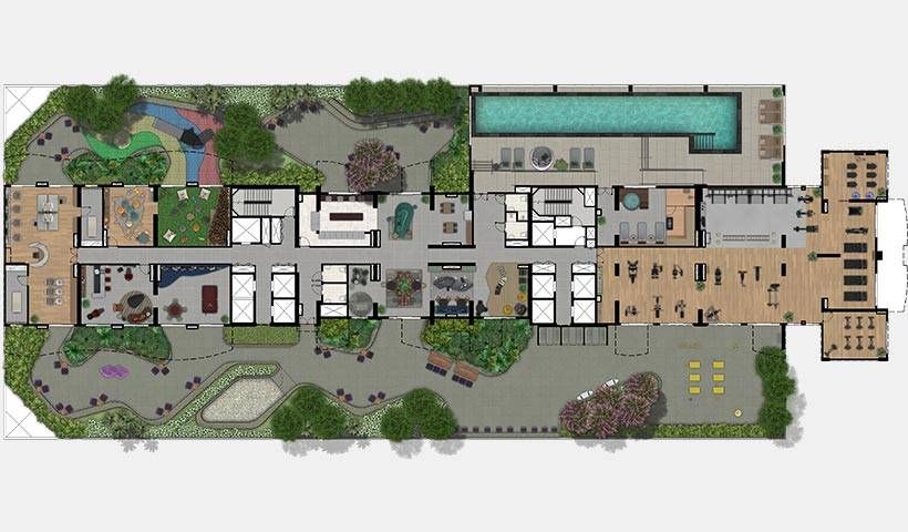 Air brooklin construtora eztec pronto 66 metros 02 dormitóri