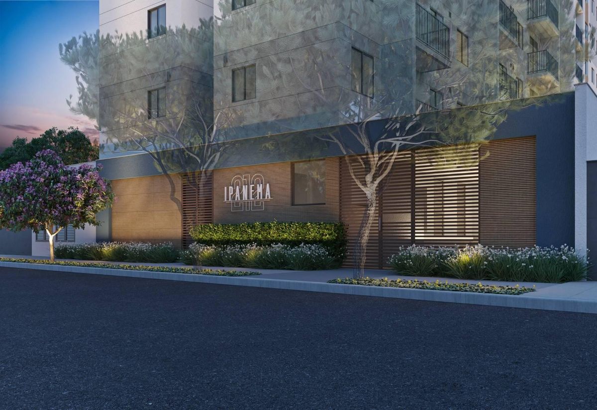 Ipanema 212 construtora pazza construção 36 metros 02 dormit