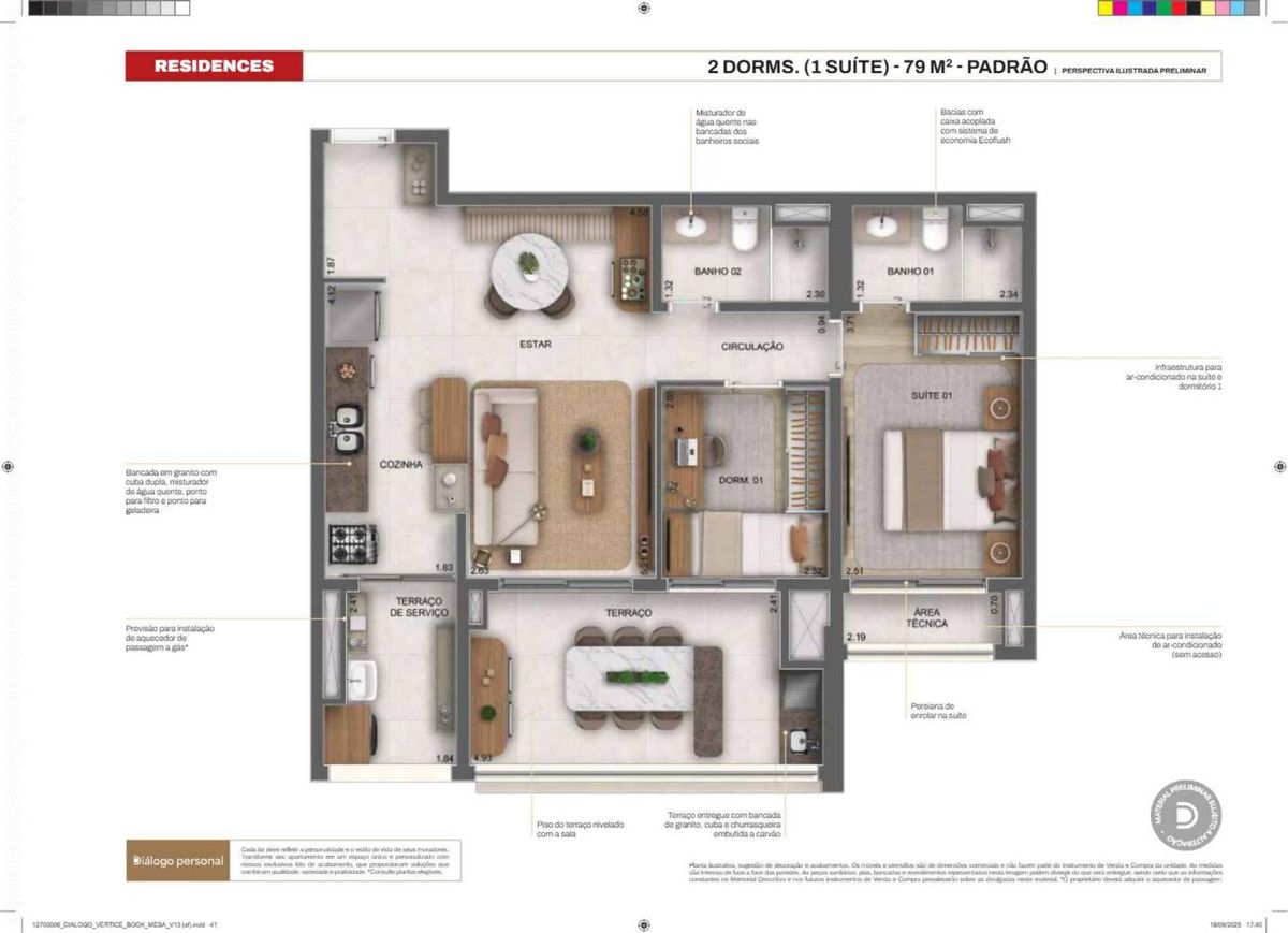 Vertice butanta residences construtora diálogo 89 metros 03 
