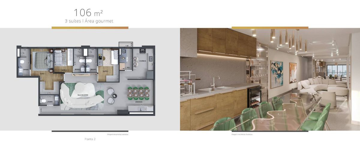 Palazzo locan construtora locan construção 106 metros 03 suí