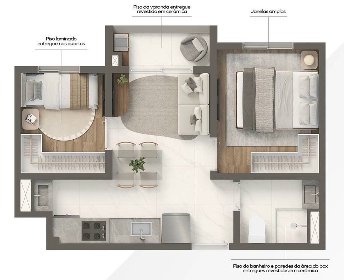 Grand vivaz jardim frança paris construção 33 metros 02 dorm
