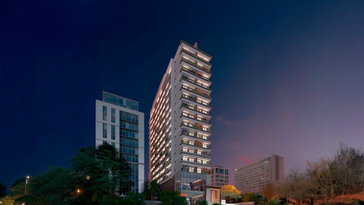 Stay moema by helbor construtora helbor construção 35 metros