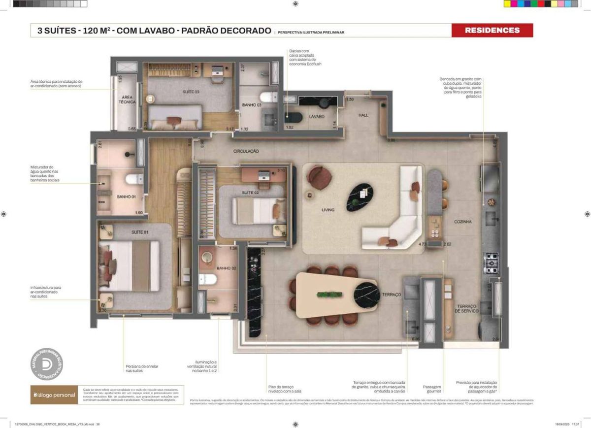 Vertice butanta residences construtora diálogo 69 metros 03 