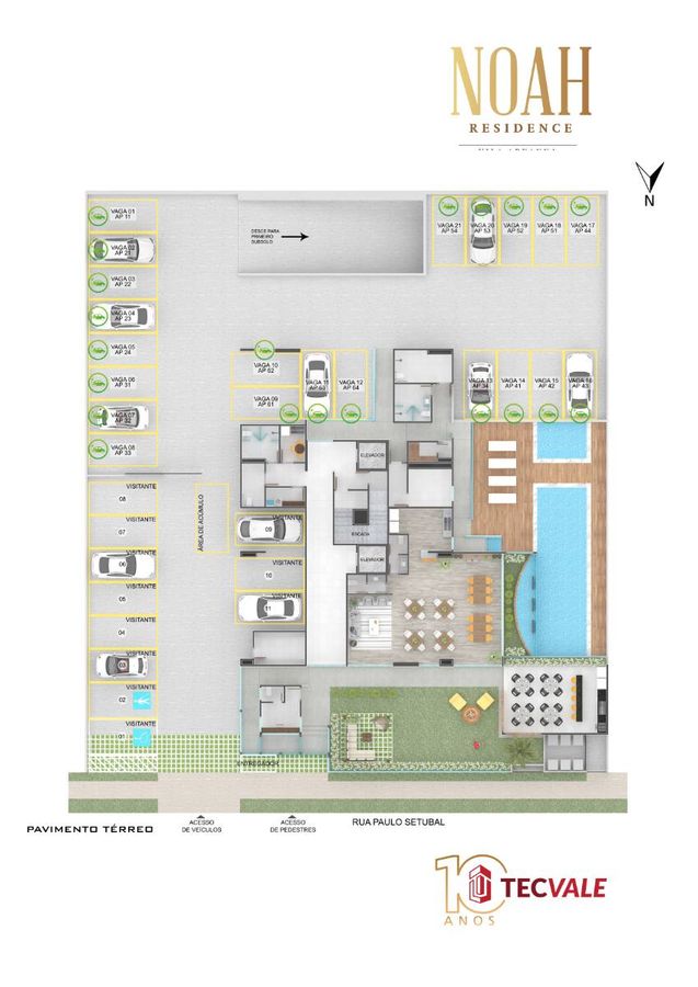 Noah residence vila adyanna construtora tecvale 76 metros 03