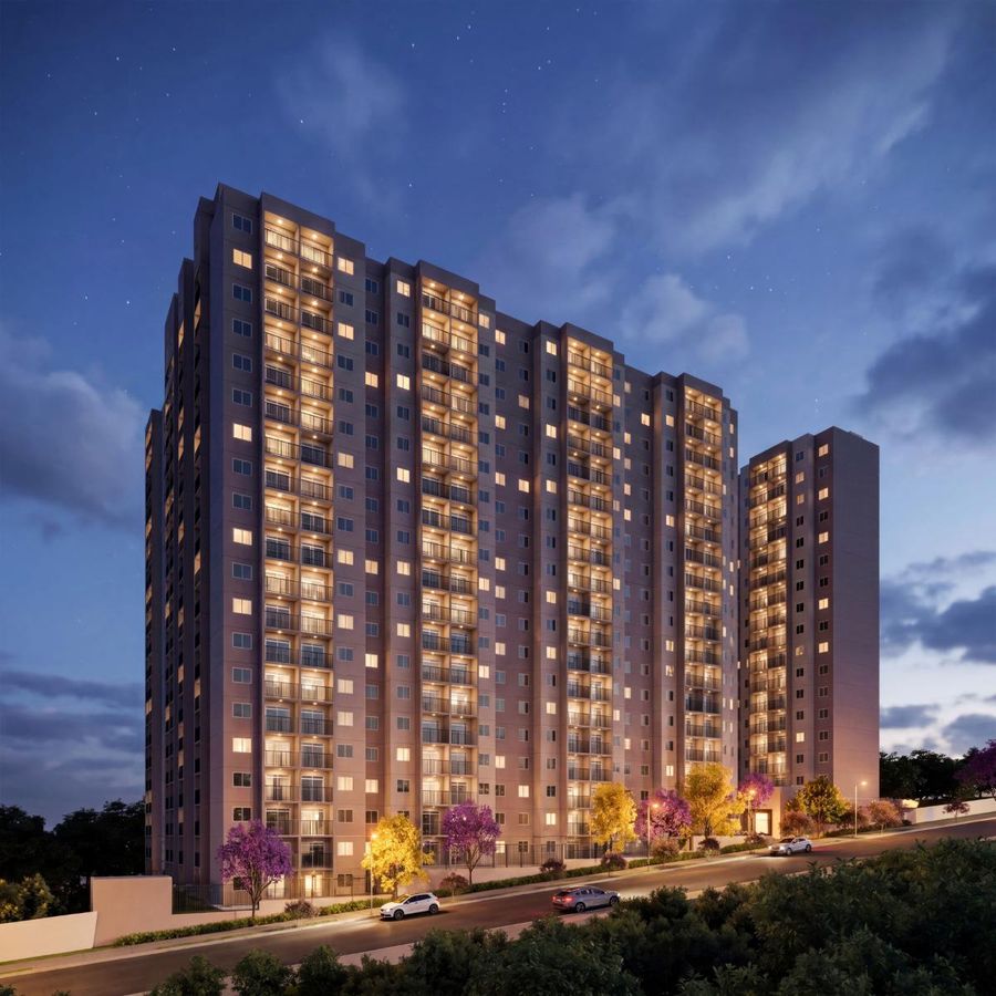 Residencial duetto são domingos laçamento 35 metros 02 dormi