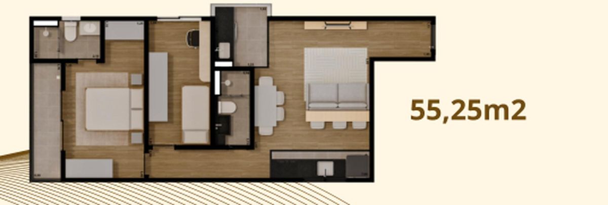 Acuruí residencial construtora gesan construção 55 metos 02 