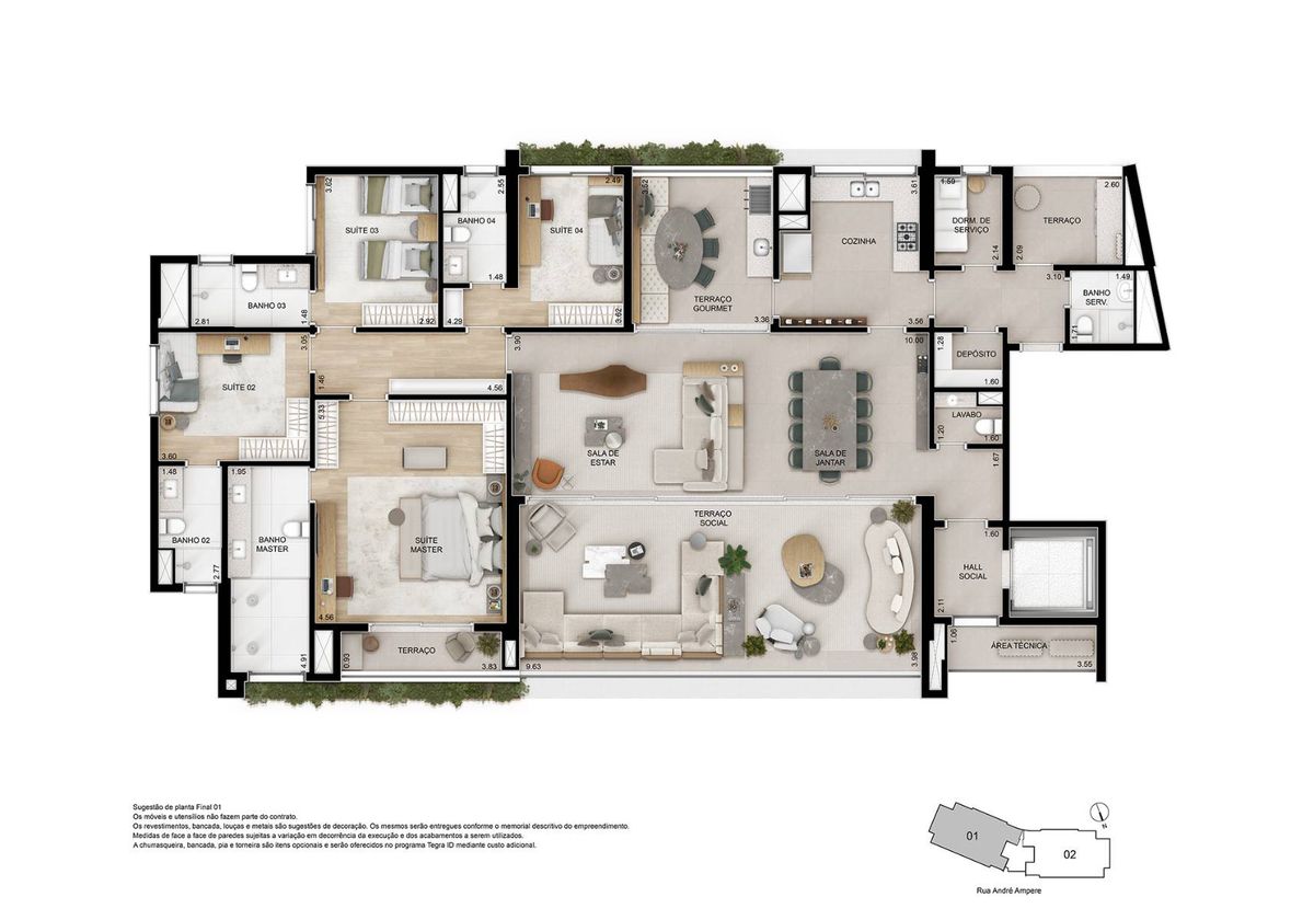 Ampère brooklin construtora tegra construção 262 metros 04 s