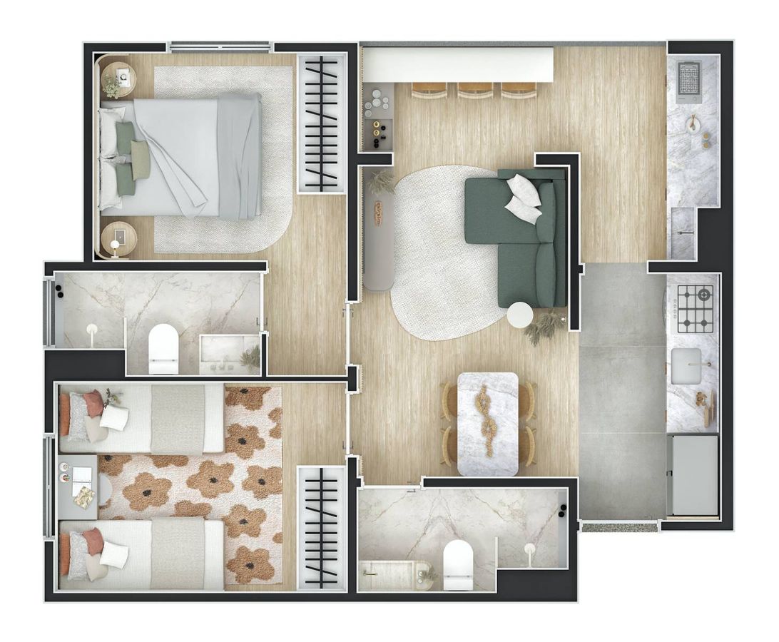 Sense residencial construtora habras construção 47 metros 02