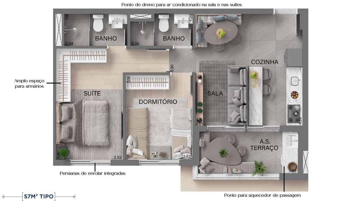 Royal barueri construtora cna spitaletti construção 57 metro